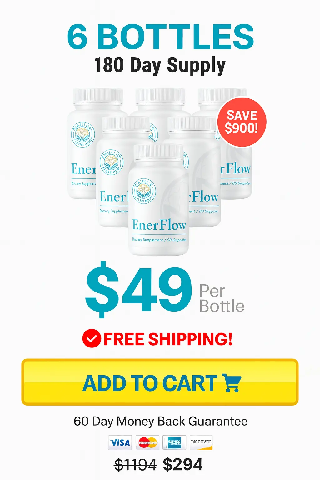 EnerFlow 6 Bottle Price